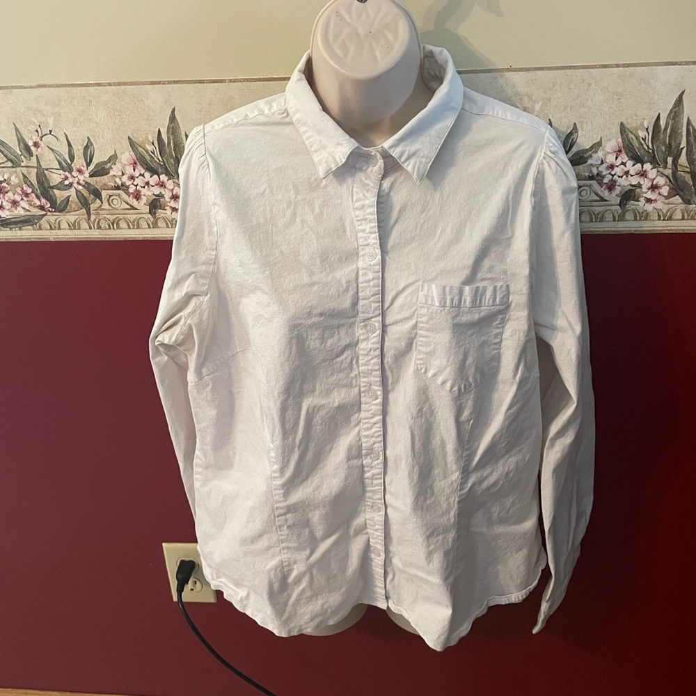 Fashion Nova Men's White Button-Down Shirt